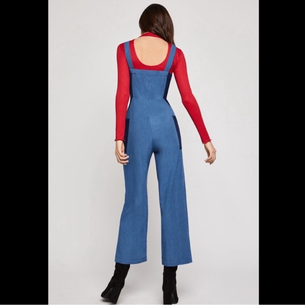 Bcbgeneration Patchwork Lightweight Denim Blue Ch… - image 6